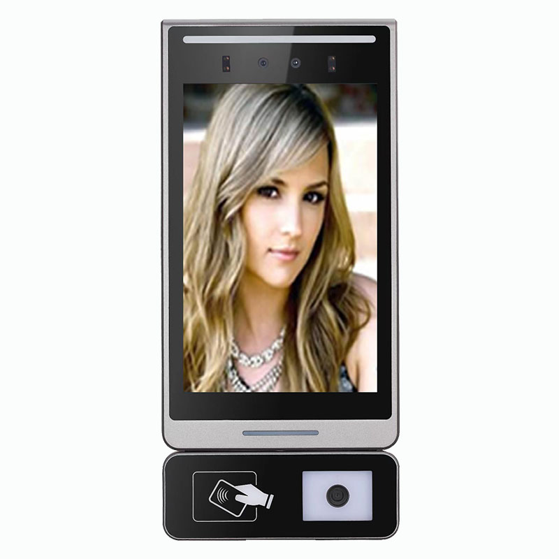 8寸雙目二維碼刷卡觸摸人臉識(shí)別機(jī)