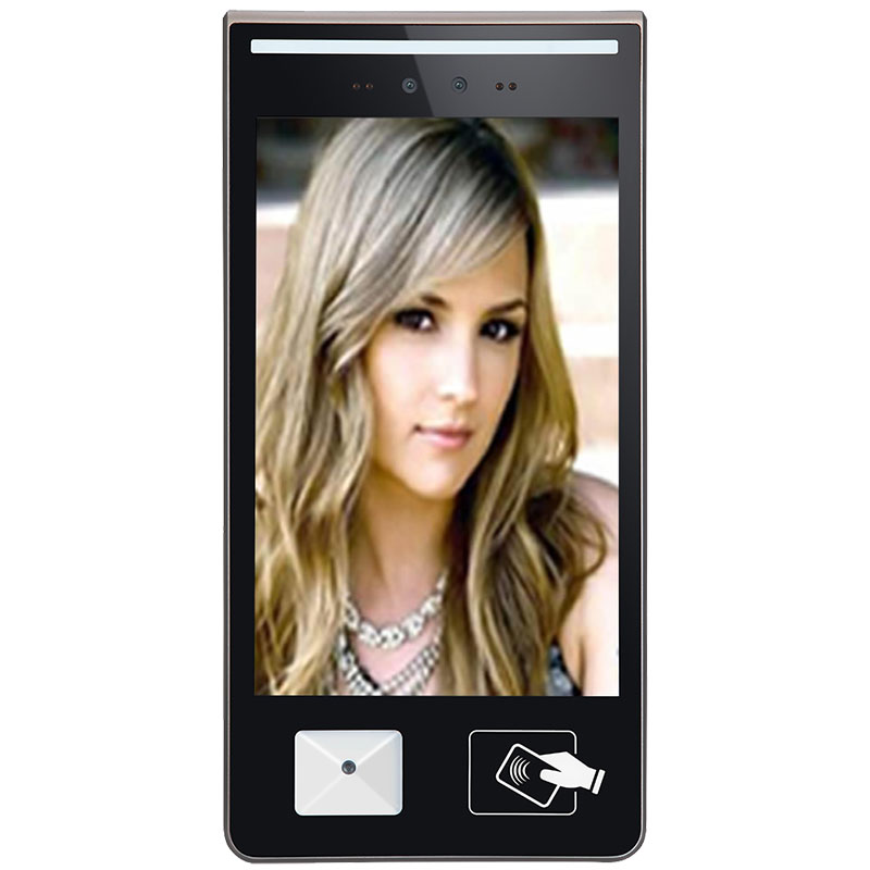 10.1寸人臉識(shí)別二維碼刷卡廣告機(jī)